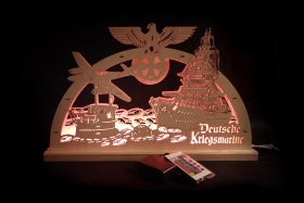 Lichterbogen LED - Deutsche Kriegsmarine - handarbeit Lichterbogen LED - Deutsche Kriegsmarine - handarbeit