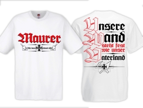 T-Hemd - Maurer - weiß T-Hemd - Maurer - weiß
