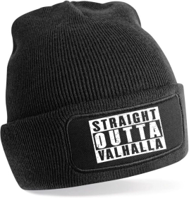Mütze - BD - Straight outta Valhalla - schwarz Mütze - BD - Straight outta Valhalla - schwarz
