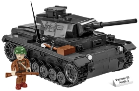 Bausatz - Panzer III Ausf.J - schwarz Bausatz - Panzer III Ausf.J - schwarz