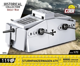 Bausatz - Nano - Sturmpanzerwagen A7V Bausatz - Nano - Sturmpanzerwagen A7V