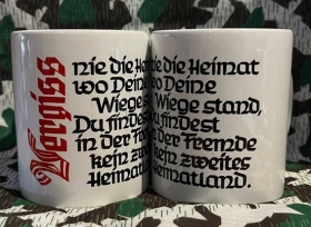 Tasse - Vergiss nie die Heimat Tasse - Vergiss nie die Heimat