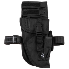 Pistolenbeinholster - schwarz - "Tactical" rechts Pistolenbeinholster - schwarz - "Tactical" rechts