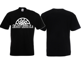 T-Hemd - Anti Antifa - Sonne - schwarz T-Hemd - Anti Antifa - Sonne - schwarz