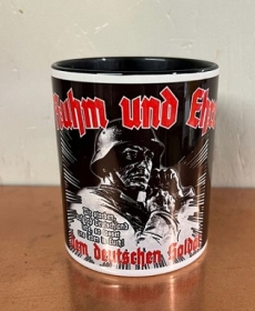 Tasse - schwarz - Ruhm und Ehre Tasse - schwarz - Ruhm und Ehre