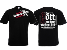 Frauen T-Shirt - Eiserner Löwe - Der Gott der Eisen wachsen ließ - schwarz Frauen T-Shirt - Eiserner Löwe - Der Gott der Eisen wachsen ließ - schwarz