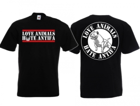 T-Hemd - Love Animals 2 - schwarz T-Hemd - Love Animals 2 - schwarz