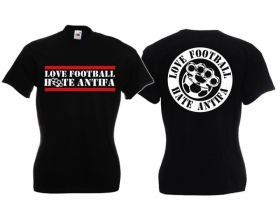 Frauen T-Shirt - Love Football - schwarz Frauen T-Shirt - Love Football - schwarz