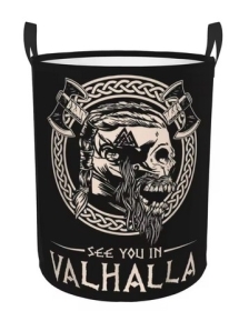 Wäschekorb - faltbar - See you in Valhalla Wäschekorb - faltbar - See you in Valhalla