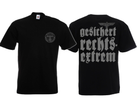 T-Hemd - Gesichert Rechtsextrem - Motiv 2 T-Hemd - Gesichert Rechtsextrem - Motiv 2