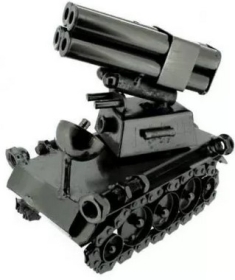 Dekoration - Stahl Raketen Panzer Dekoration - Stahl Raketen Panzer