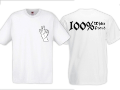 T-Hemd - White Power - Logo - Modern - 100% White/Proud - weiß T-Hemd - White Power - Logo - Modern - 100% White/Proud - weiß