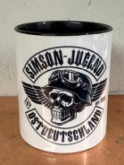 Tasse - schwarz - Simson Jugend - Ostdeutschland Tasse - schwarz - Simson Jugend - Ostdeutschland
