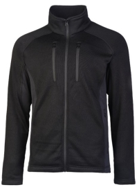 OUTDOOR KÄLTESCHUTZJACKE - STRUCTURE-FLEECE - schwarz OUTDOOR KÄLTESCHUTZJACKE - STRUCTURE-FLEECE - schwarz