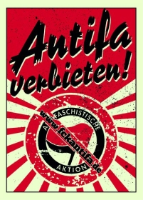 Antifa verbieten - Motiv 2 - Aufkleber Paket 10 Stück Antifa verbieten - Motiv 2 - Aufkleber Paket 10 Stück
