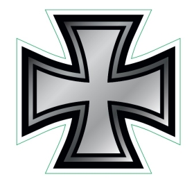 PVC Aufkleber - Eisernes Kreuz PVC Aufkleber - Eisernes Kreuz