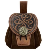 Germanischer Geldbeutel - Riki - braun