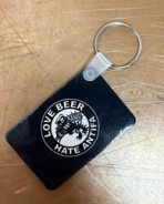 Schlüsselanhänger - KM - Love Beer Hate Antifa
