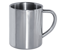 Thermo Outdoor Tasse - Edelstahl - silber