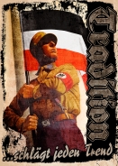 Poster - Kunstdruck - Tradition schlägt jeden Trend - 48x33cm