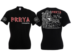 Frauen T-Shirt - Liebesgöttin - klassisch + Ärmeldruck