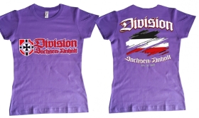 Frauen T-Shirt - Division Sachsen-Anhalt - lila Frauen T-Shirt - Division Sachsen-Anhalt - lila