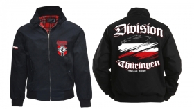 Harrington Jacke - bedruckt - schwarz - Division Thüringen Harrington Jacke - bedruckt - schwarz - Division Thüringen