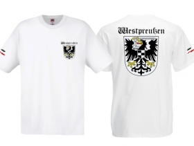 T-Hemd - Westpreußen - weiß T-Hemd - Westpreußen - weiß