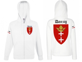 Frauen Kapuzenjacke - Danzig - weiß Frauen Kapuzenjacke - Danzig - weiß
