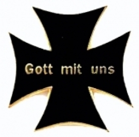 Pin - Eisernes Kreuz - Gott mit uns