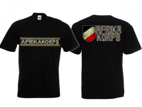 Frauen T-Shirt - Afrika Korps - schwarz - Motiv 2 Frauen T-Shirt - Afrika Korps - schwarz - Motiv 2