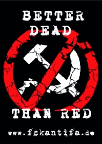 Better dead than red - Aufkleber Paket 50 Stück Better dead than red - Aufkleber Paket 50 Stück