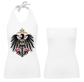 Frauen Neckholder Top - alter Reichsadler - weiß Frauen Neckholder Top - alter Reichsadler - weiß