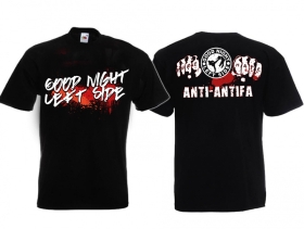 T-Hemd - Good Night Left Side - Anti-Antifa T-Hemd - Good Night Left Side - Anti-Antifa