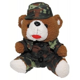 Kuscheltier - Teddybär - Heer - im flecktarn Anzug Kuscheltier - Teddybär - Heer - im flecktarn Anzug