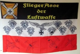 Fahne - Flieger - Asse der Luftwaffe (313) +++NUR WENIGE DA+++ Fahne - Flieger - Asse der Luftwaffe (313) +++NUR WENIGE DA+++