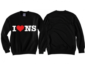 Pullover - I love NS - schwarz Pullover - I love NS - schwarz