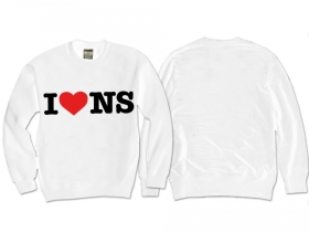 Pullover - I love NS - weiß Pullover - I love NS - weiß