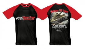 Raglan T-Shirt - Schwere Panzer Abteilung 501 - schwarz/rot Raglan T-Shirt - Schwere Panzer Abteilung 501 - schwarz/rot