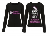 Frauen - Sweatshirt - A. Unicorn - schwarz