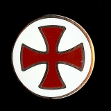 Pin - Templer - Kreuzritter Wappen