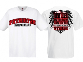 Frauen T-Shirt - Patrioten - Wir werden ewig zu Deutschland stehen - Motiv 2 - weiß Frauen T-Shirt - Patrioten - Wir werden ewig zu Deutschland stehen - Motiv 2 - weiß