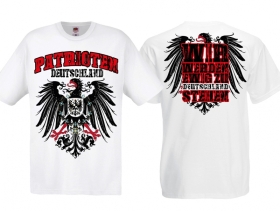 Frauen T-Shirt - Patrioten - Wir werden ewig zu Deutschland stehen - weiß Frauen T-Shirt - Patrioten - Wir werden ewig zu Deutschland stehen - weiß
