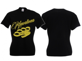 Frauen T-Shirt - Krawalloma - gold