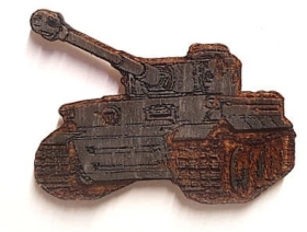 Magnet - Holz - Tiger Magnet - Holz - Tiger