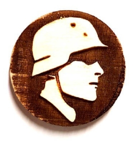 Magnet - Holz - Landser Magnet - Holz - Landser