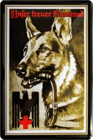 Blechschild - Schäferhund - Unser treuer Kamerad - D41 (7) Blechschild - Schäferhund - Unser treuer Kamerad - D41 (7)