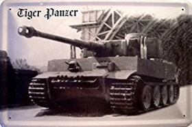 Blechschild - Tiger Panzer - Motiv 2 - D04 (82) Blechschild - Tiger Panzer - Motiv 2 - D04 (82)