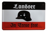 Blechschild - Landser - In Treue fest - D51 (451)