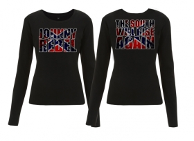 Frauen - Sweatshirt - Johnny Rebell - schwarz